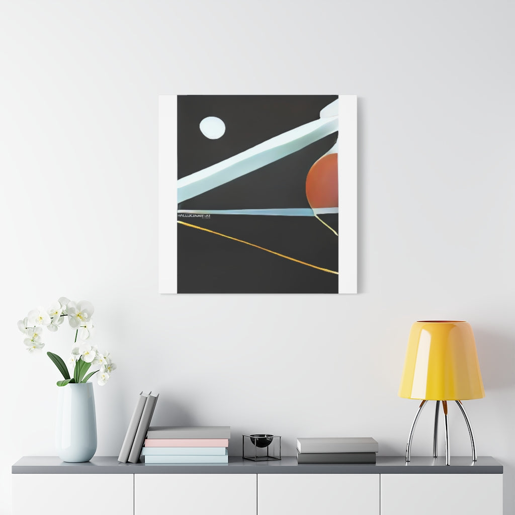 Rings & Satellites Classic Canvas