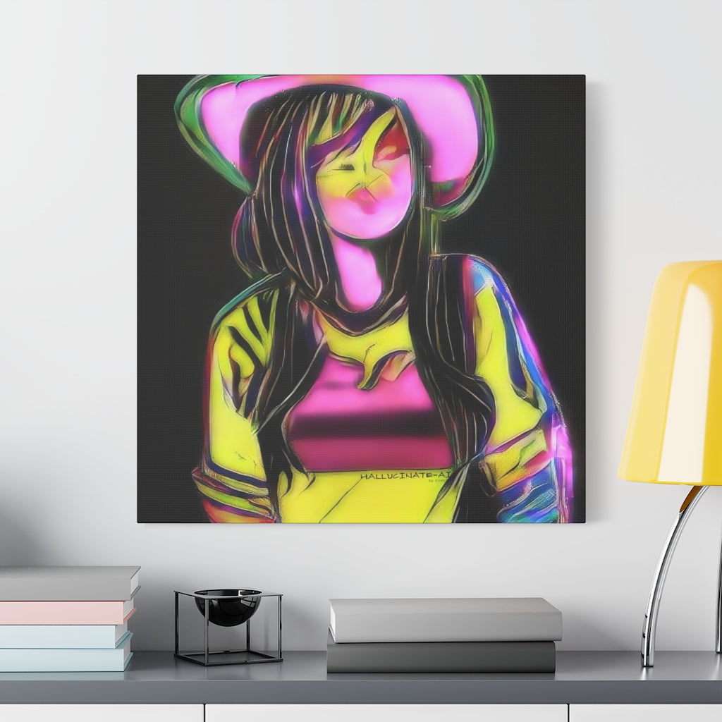 AI Cowgirl 5 Classic Canvas