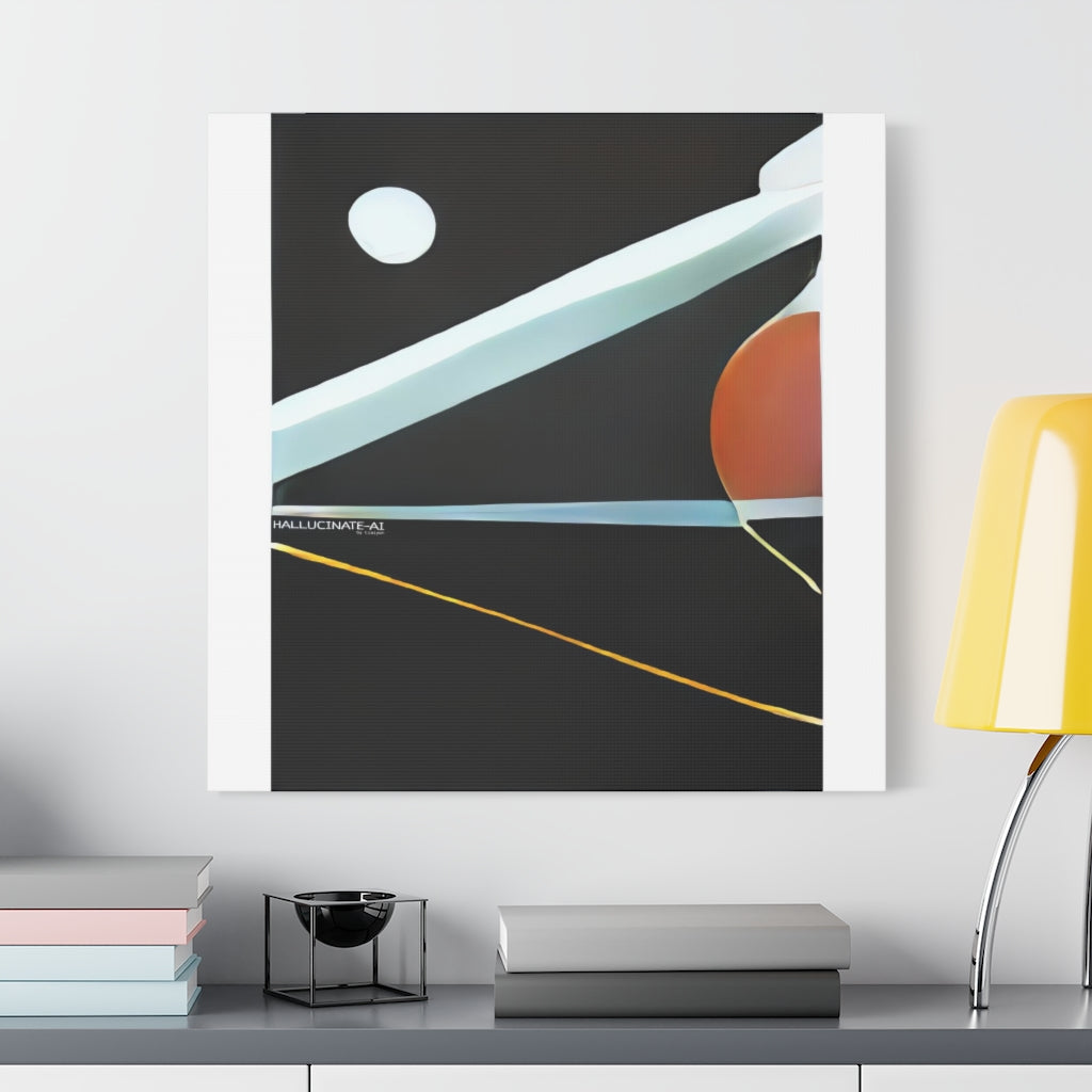 Rings & Satellites Classic Canvas