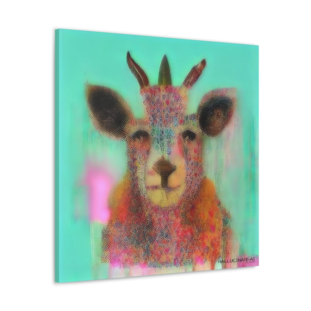 Rain Bear Dear in Spring Classic Canvas