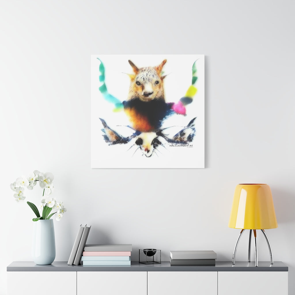 Cheetah Bat Classic Canvas
