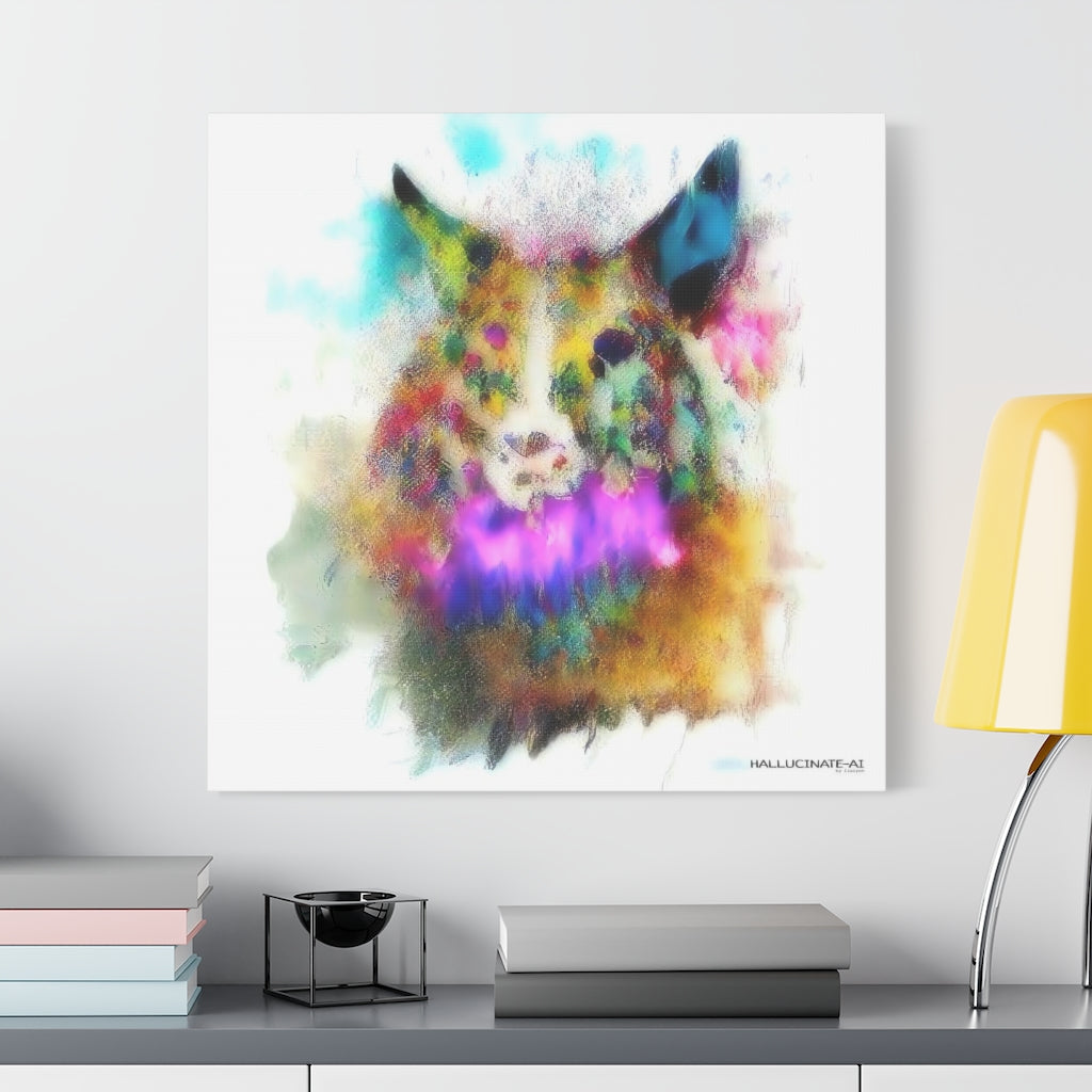Gerbil Corgi Classic Canvas