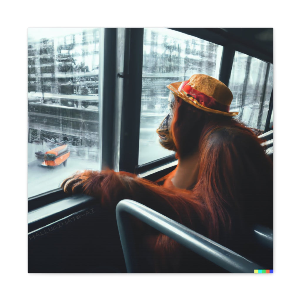 Bus - A City Constructed Classic Canvas