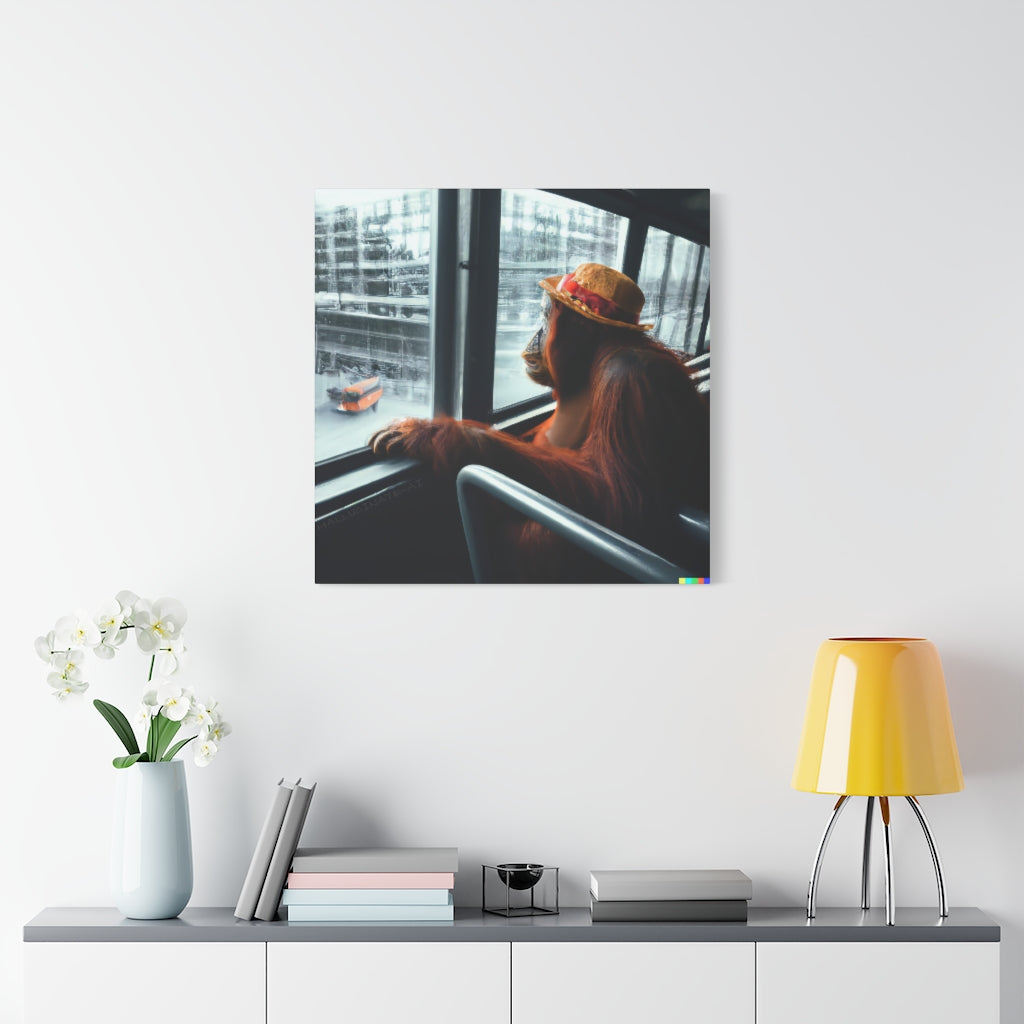 Bus - A City Constructed Classic Canvas