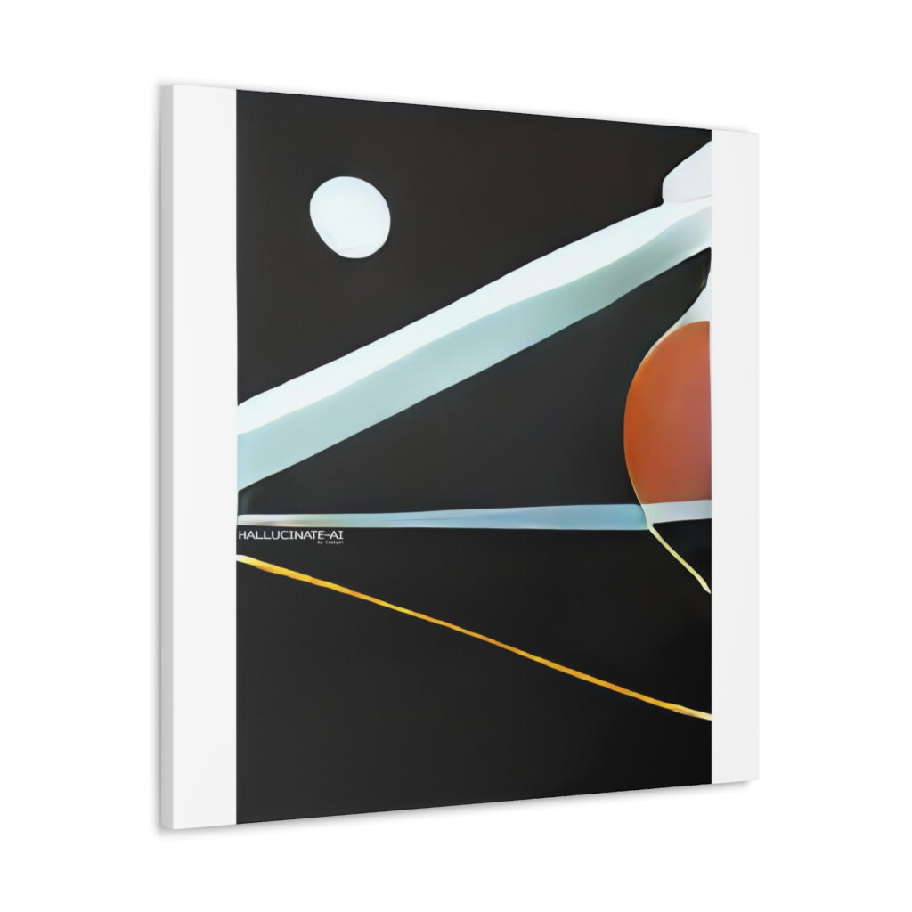 Rings & Satellites Classic Canvas