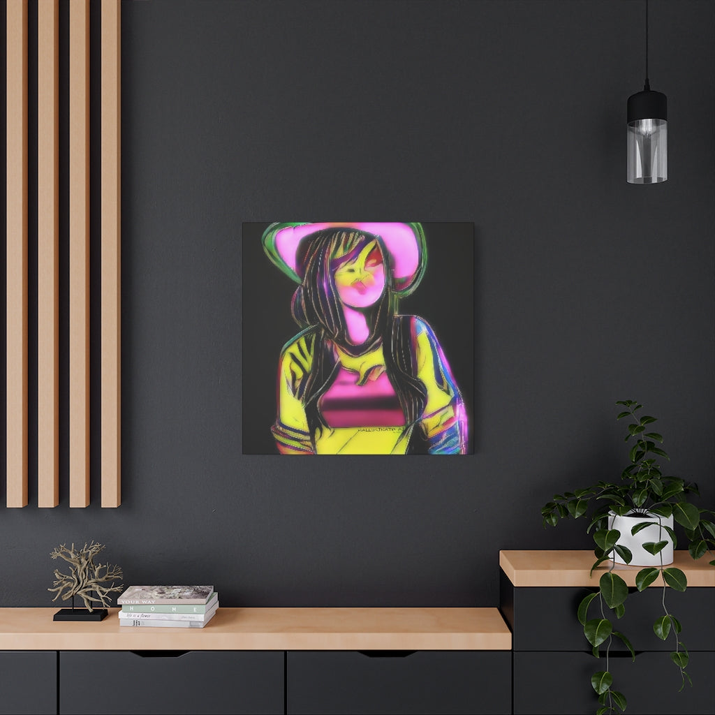 AI Cowgirl 5 Classic Canvas