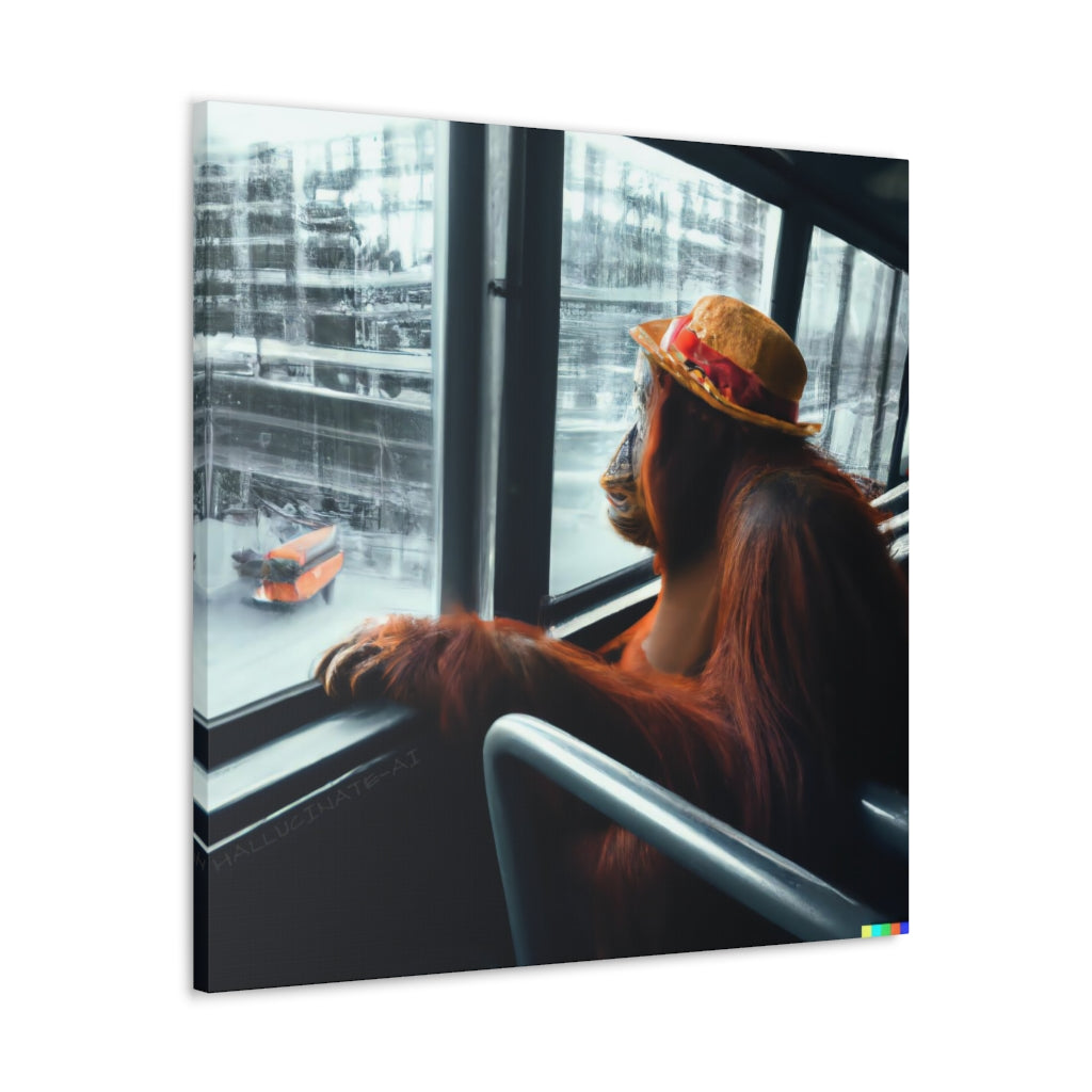 Bus - A City Constructed Classic Canvas