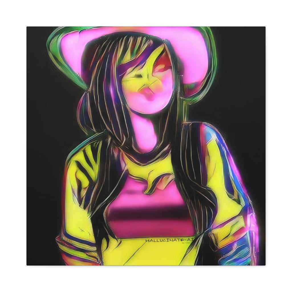 AI Cowgirl 5 Classic Canvas
