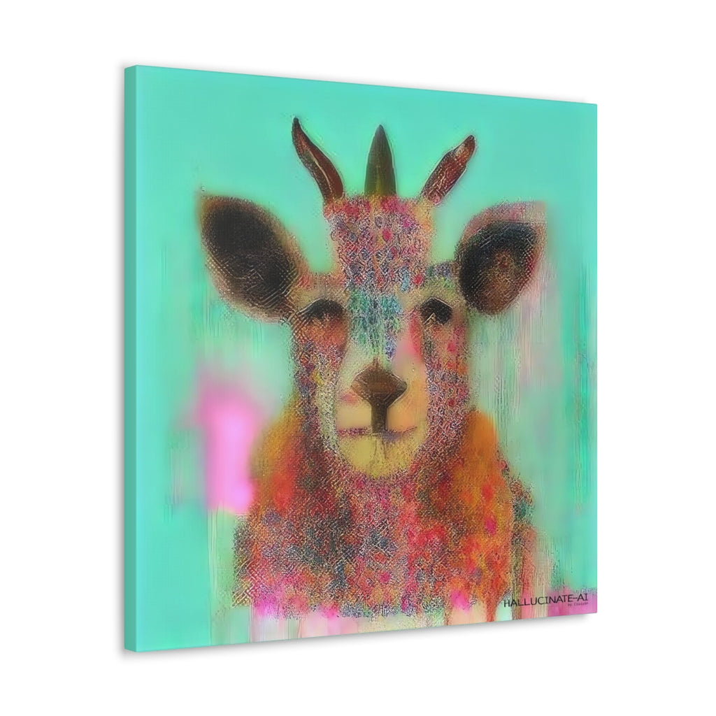 Rain Bear Dear in Spring Classic Canvas