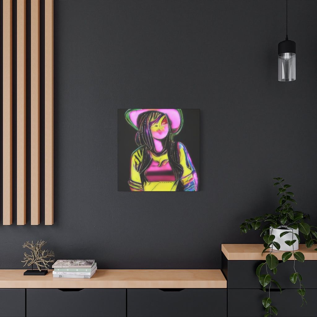 AI Cowgirl 5 Classic Canvas