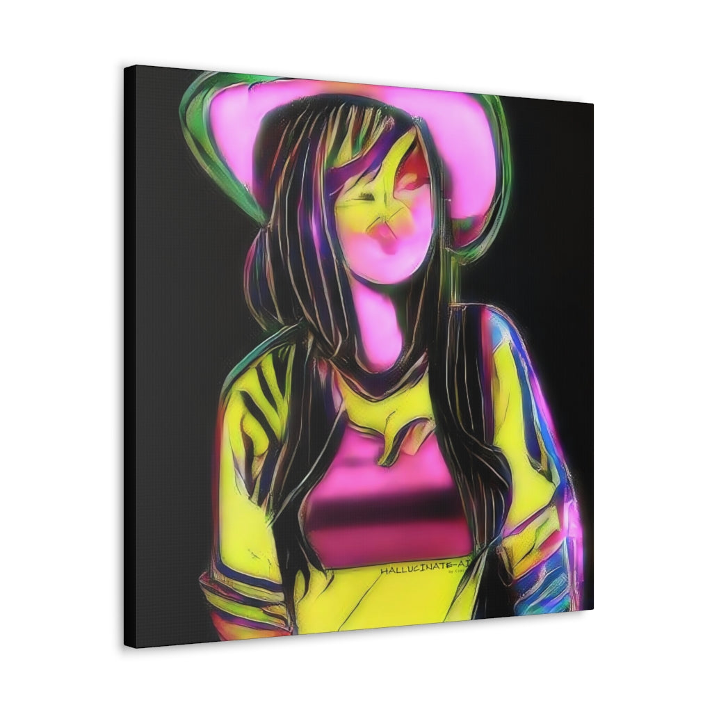 AI Cowgirl 5 Classic Canvas