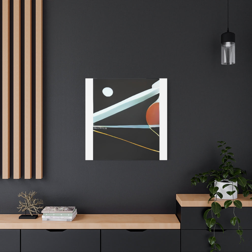 Rings & Satellites Classic Canvas