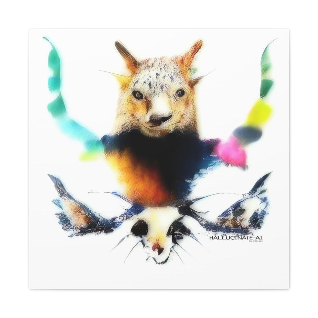 Cheetah Bat Classic Canvas