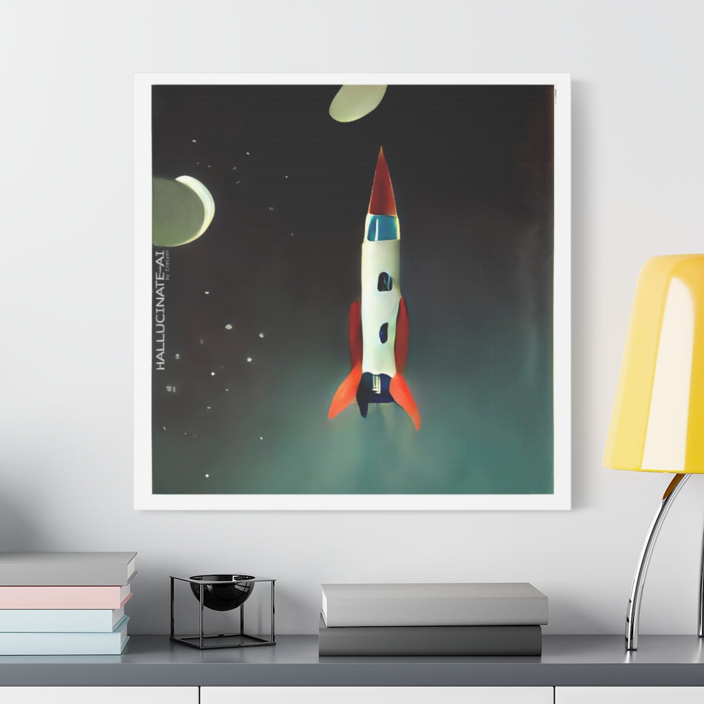 Rocket Ship Classic Canvas