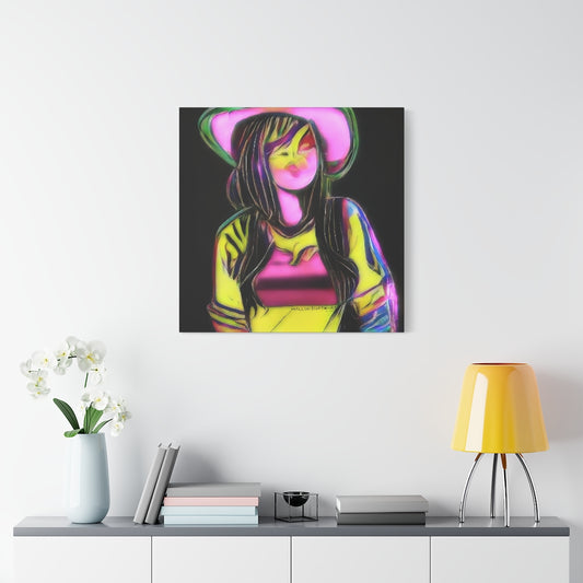 AI Cowgirl 5 Classic Canvas