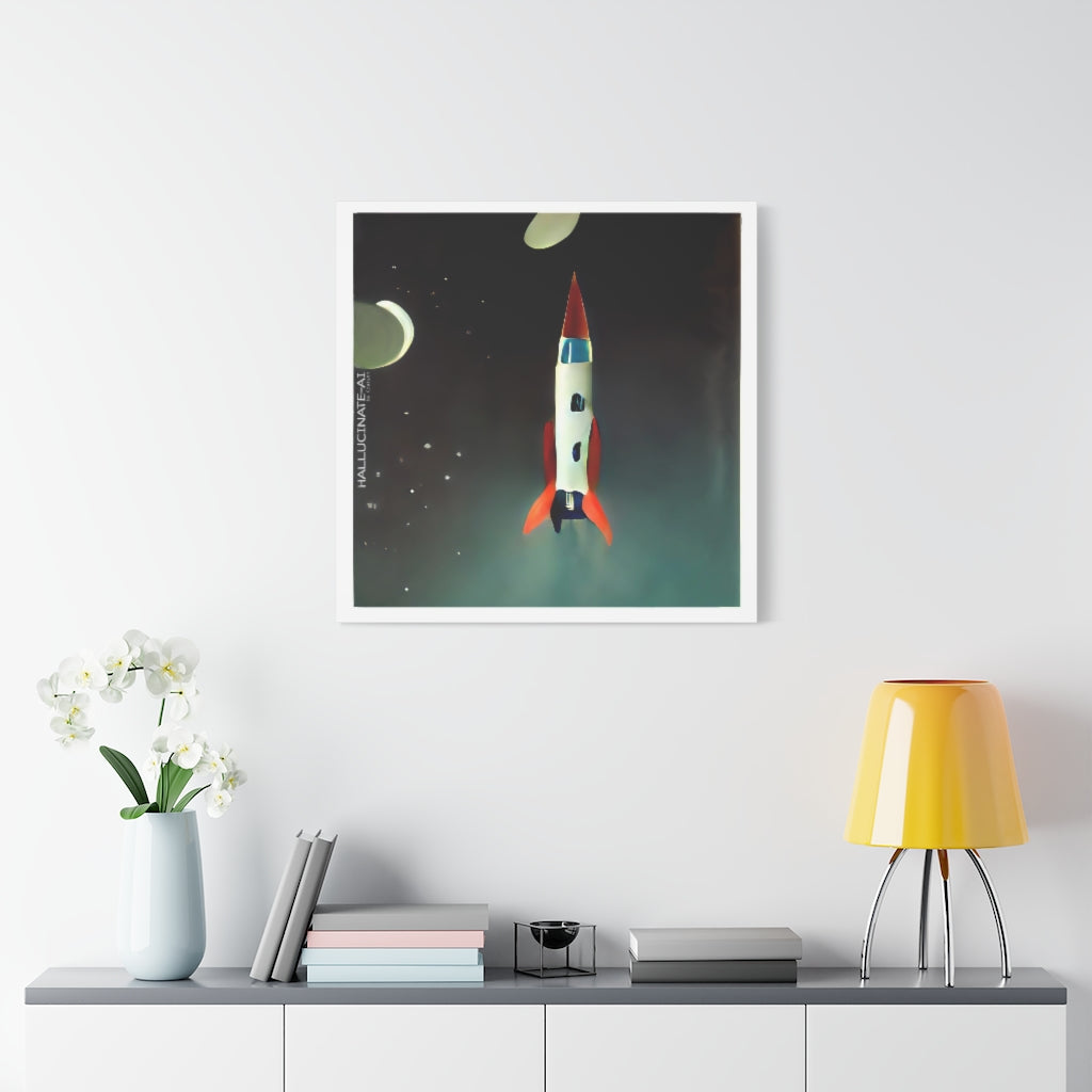 Rocket Ship Classic Canvas