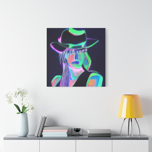 AI Cowgirl 4 Classic Canvas