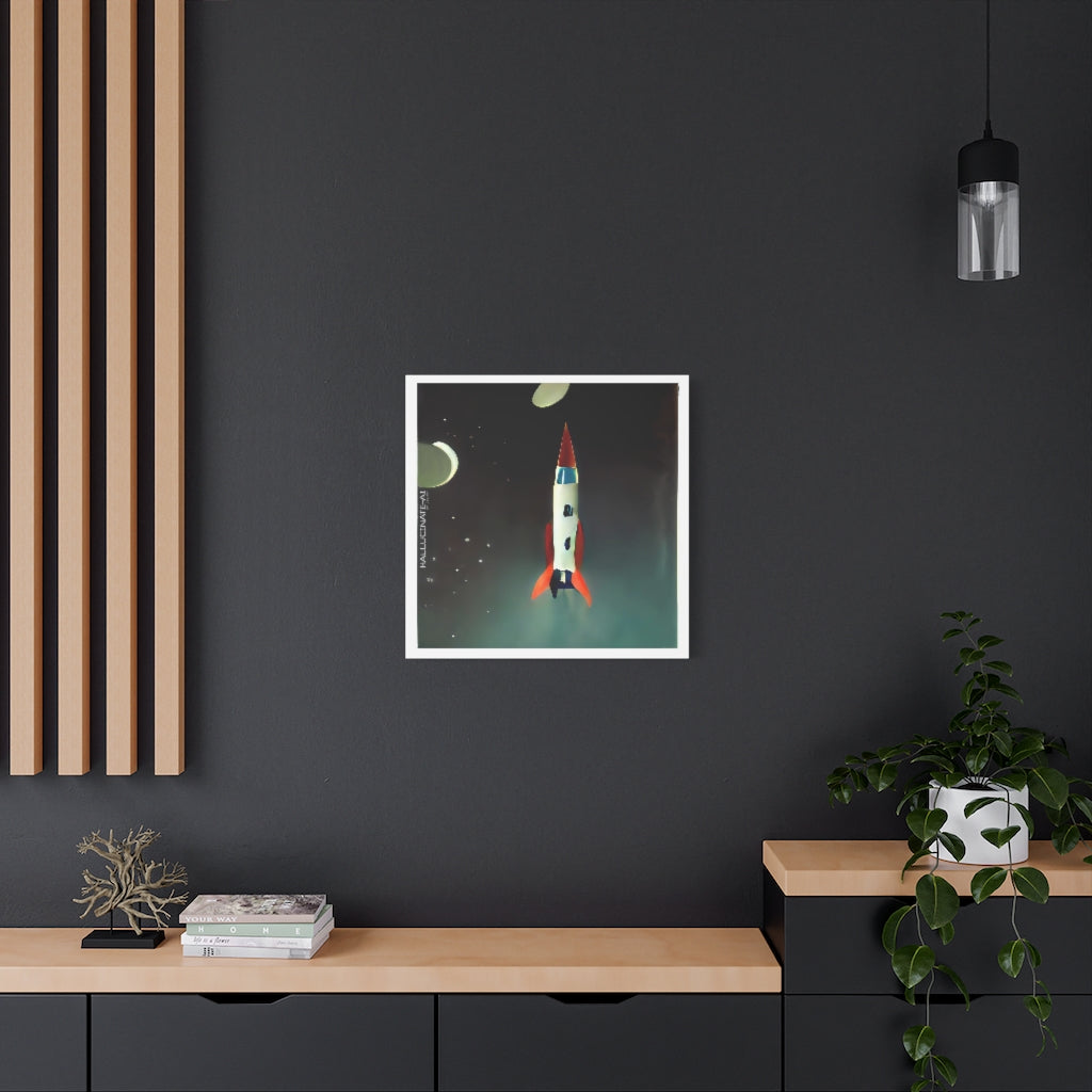 Rocket Ship Classic Canvas