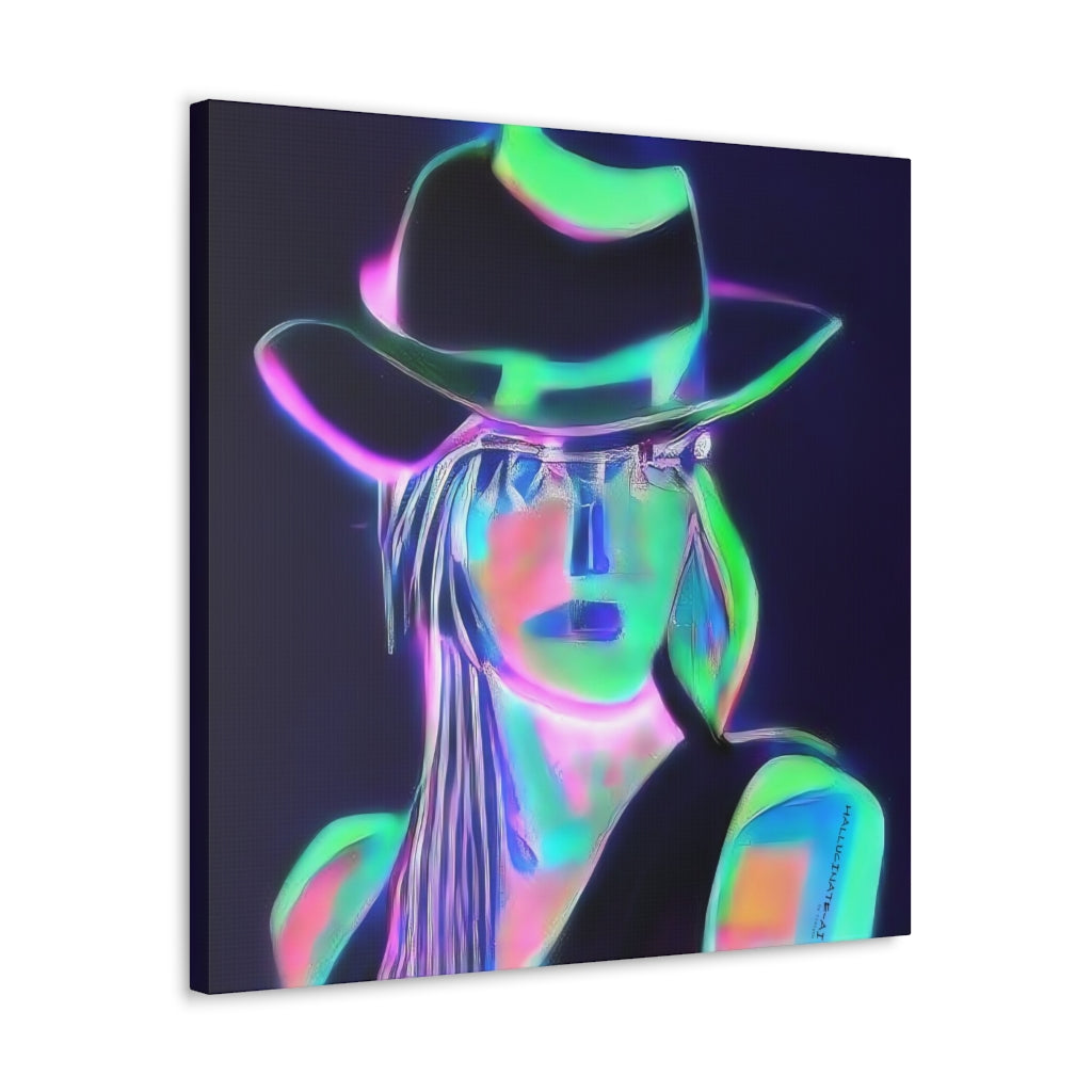 AI Cowgirl 4 Classic Canvas