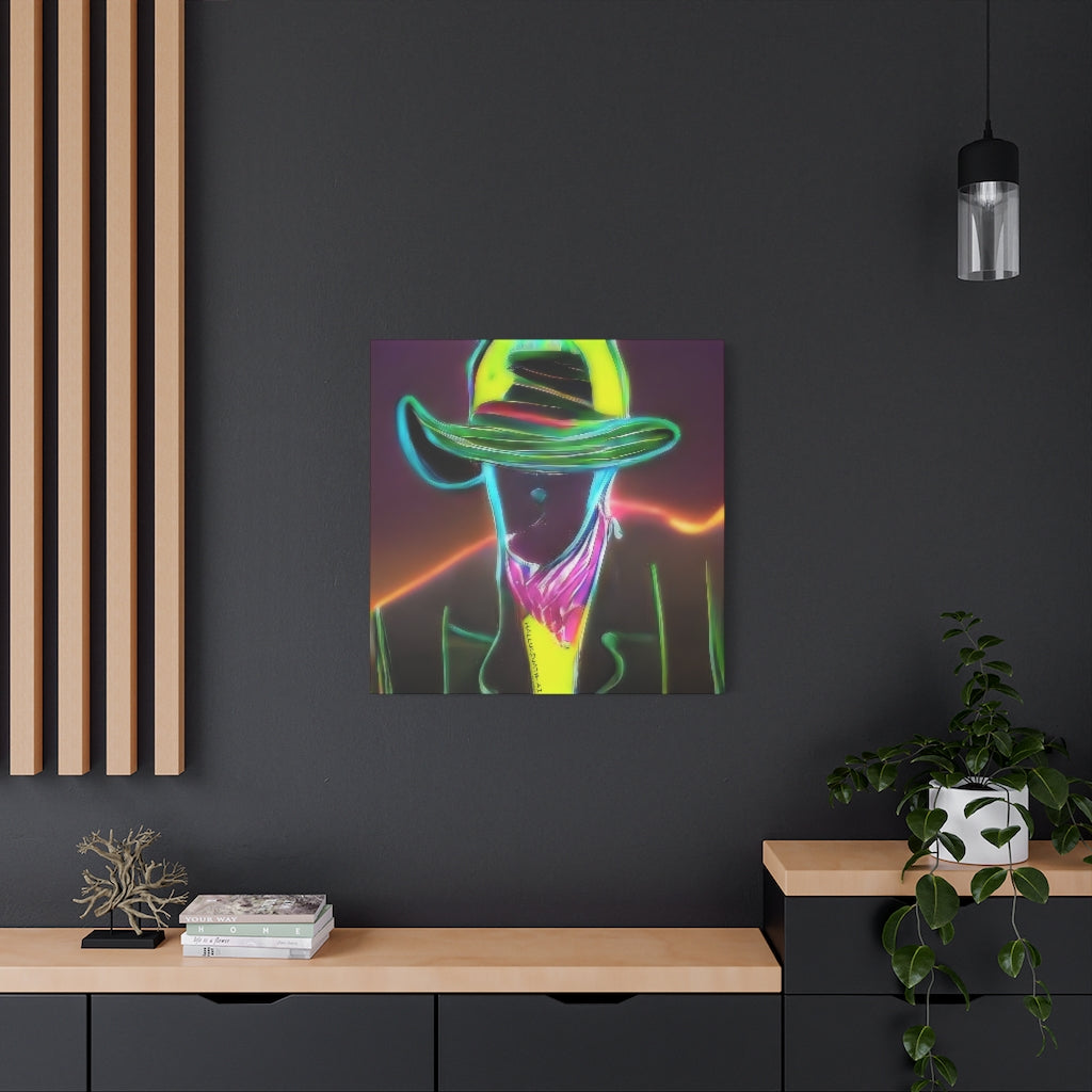 AI Cowboy 6 Classic Canvas