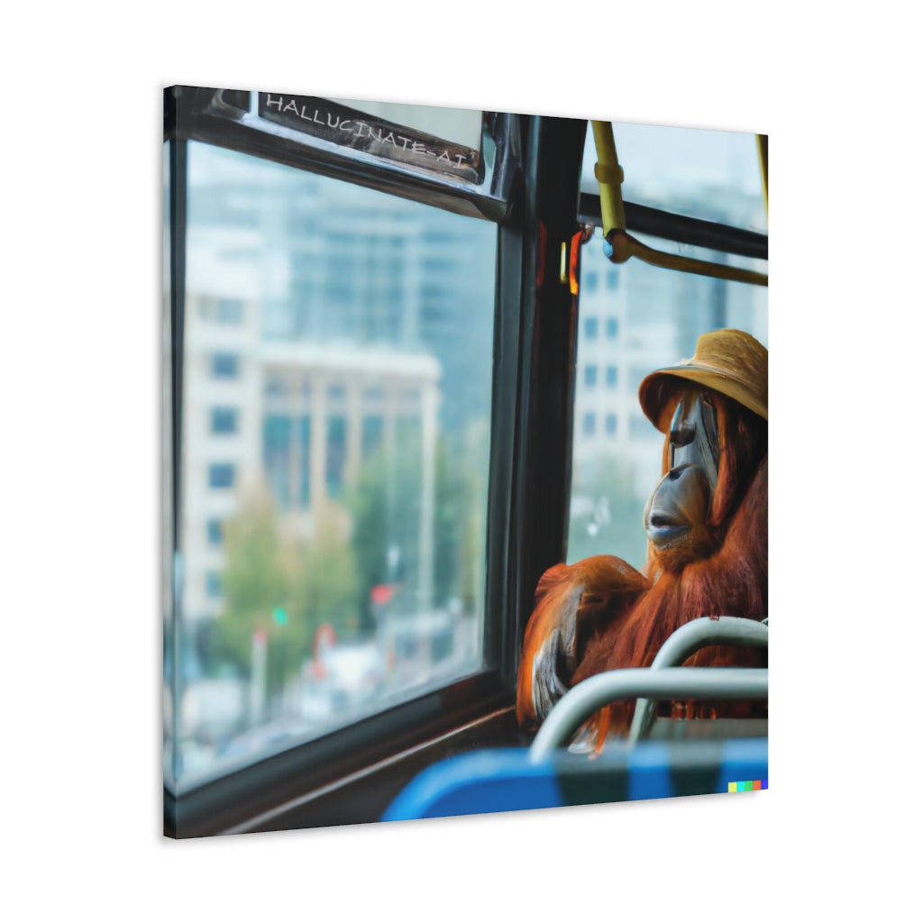 Bus - A City Abounds Classic Canvas