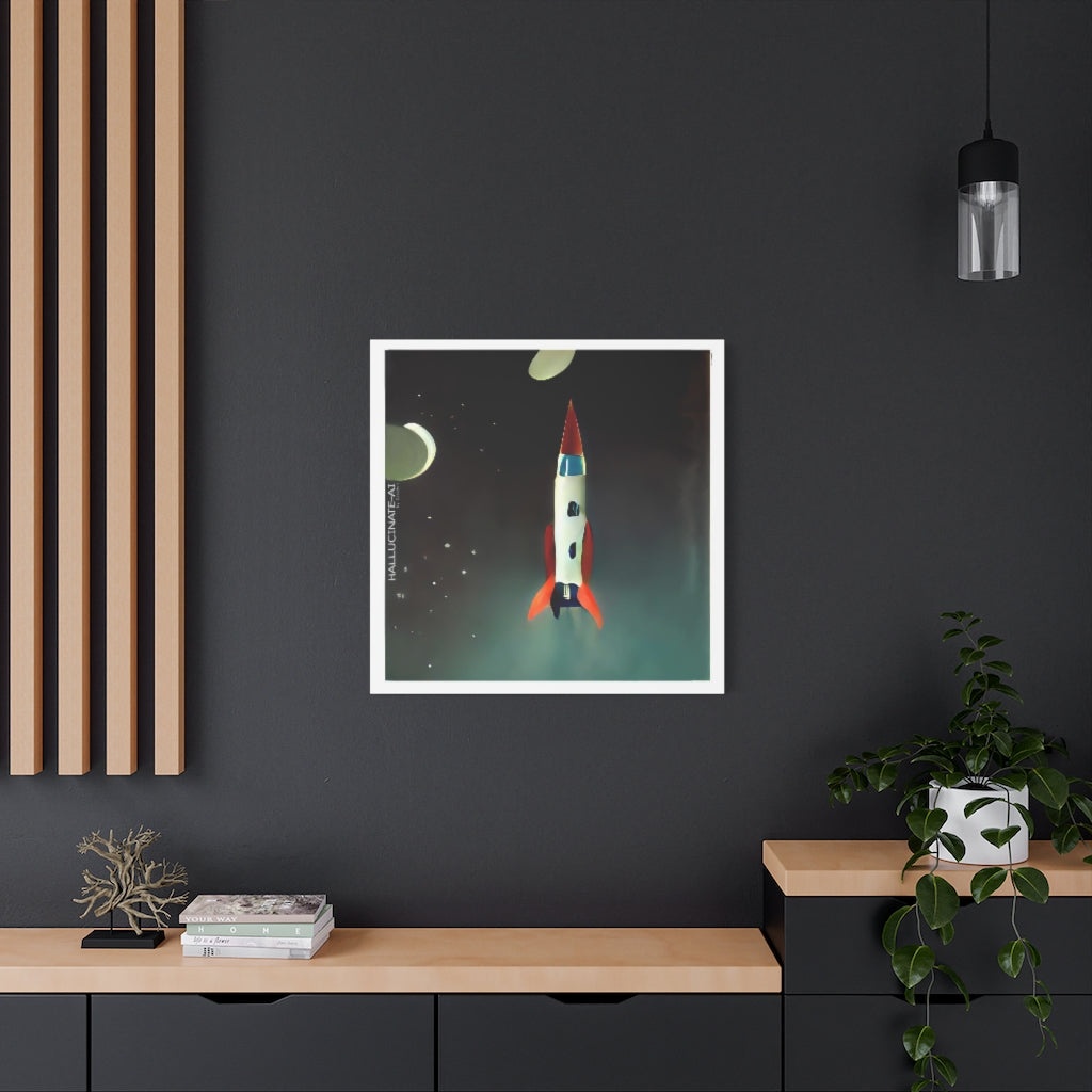 Rocket Ship Classic Canvas