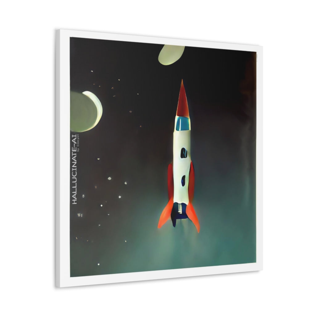 Rocket Ship Classic Canvas