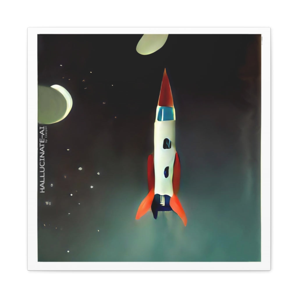 Rocket Ship Classic Canvas