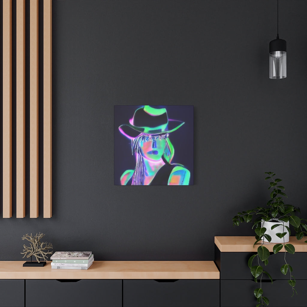 AI Cowgirl 4 Classic Canvas